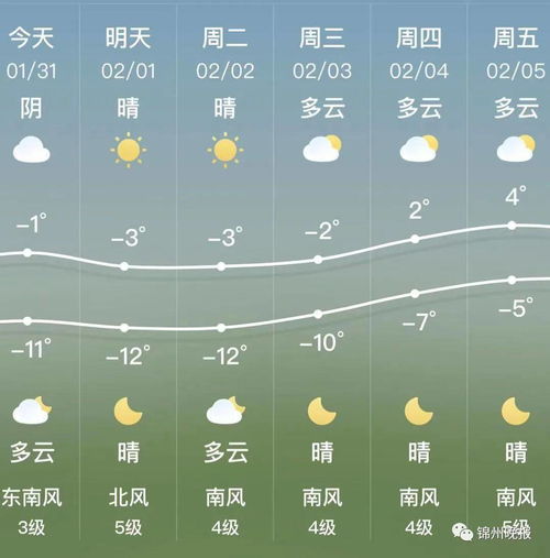 锦州市最新天气预报分析与展望