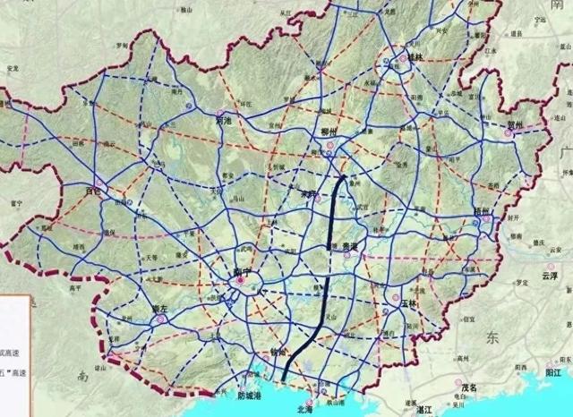 广西高速公路最新地图概览