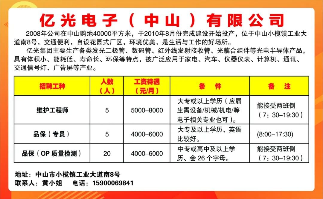 址山镇最新招聘信息概览